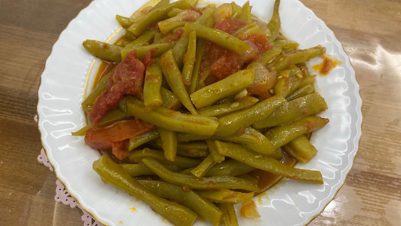 Zeytinyağlı taze fasülye 5 dk pratik bir yemek tarifi ???? Zeytinyağlı taze fasülye 5 dk pratik bir yemek tarifi ????