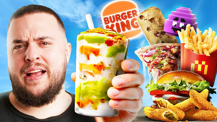 I TEST NEW FAST FOOD PRODUCTS 🍔