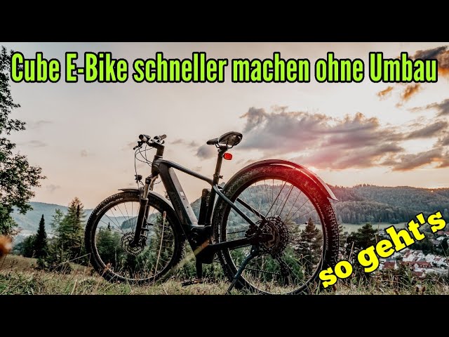 Cube E-Bike schneller machen Tuning ohne Umbau
