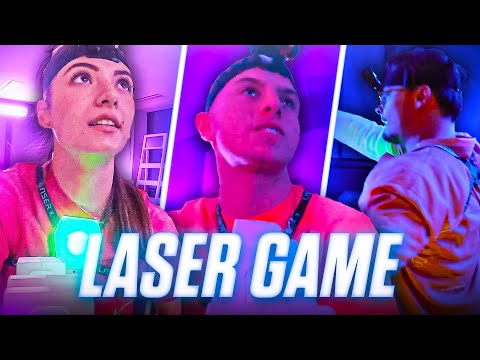 LASER GAME GÉANT DANS WEBEDIA ENTRE YOUTUBEURS ! (Ft. plein de potes)