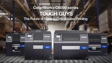 Epson ColorWorks C6000 Series Desktop Colour Label Printers | :15s