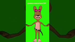 New Cartoon Characters Green Screen Free Copyright Video