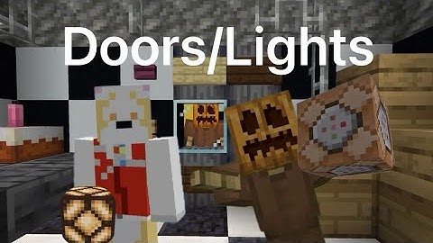How To Make A FNAF Game In Minecraft | Part 2: Doors, Lights, and Jumpscare