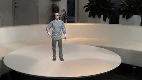 HoloLens real-time animation with voice recognition and AI