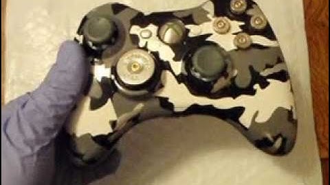 *SOLD* Modded Xbox 360 controller rapid fire custom painted