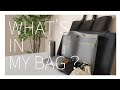 [What's in my bag？]ミニマリストのバッグの中身│アラサーOLの通勤用バッグ│無印良品多め│PCスタンド付きケース