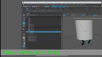 HM Rigging Leg & (Parent vs Parent Constraint)