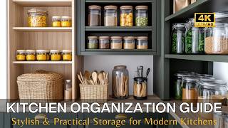 Ultimate Kitchen Organization Guide: Smart Storage Ideas & Space-Saving Solutions 2025