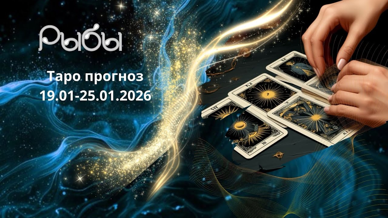 Рыбы ♓️ таро прогноз на неделю 19.01-25.01.26