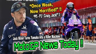 Everyone shock, Jack Miller's horrified! P5 and P3,Yamaha now embarrasses Ducati! Silverstone Proof!