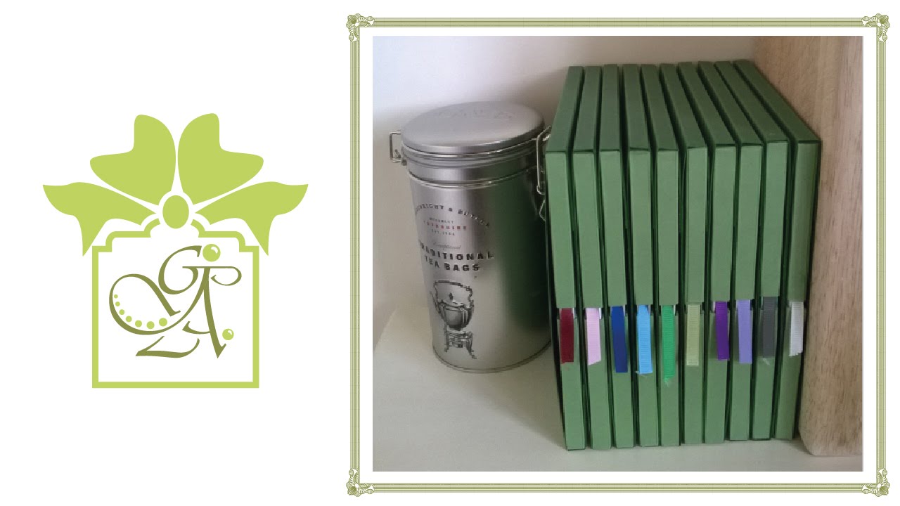 Ribbon Dispenser © - Box Making Tutorial (Ribbon Organisation - Storage Solution with Free Template)