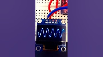 Sine wave OLED display #shorts #arduino #code