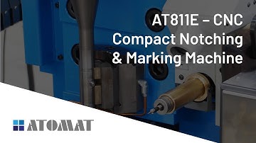 Atomat Spa - AT811E - CNC Compact Notching & Marking Machine