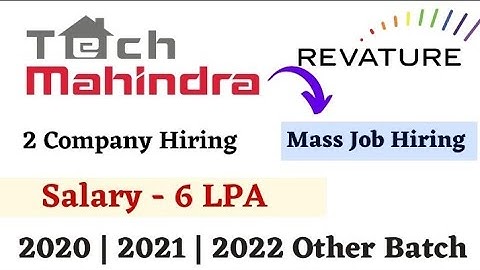 Tech Mahindra Off Campus Drive 2022 | 2019/2020/2021/2022 Batches Can Apply