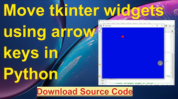 How to use arrow keys to move tkinter widgets in python GUI ?