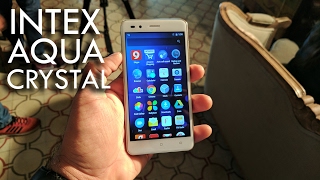 Intex Aqua Crystal Smartphone Unboxing & Overview