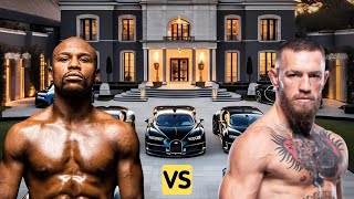 Conor McGregor Vs. Floyd Mayweather- Lifestyle War 2024 | Houses, Cars, Jets, Yachts, Net Worth