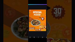 Chicken Breast Food Poster Design Tutorial in Canva 🍗 | Canva Design for Beginners #canvadesign