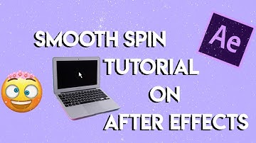 Smooth Spin on After Effects || using BLURMOCURVES