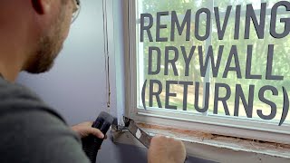 Drywall Around Windows | REMOVE