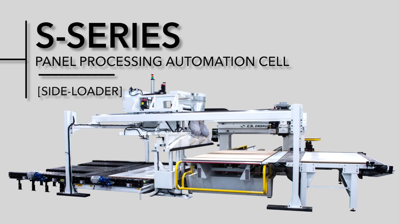 CNC Router Automated Panel Processing Cell by C.R. Onsrud | S-Series Side-loading System