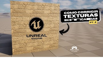 Como corrigir texturas esticadas no Unreal Engine 5 UE5 — Tutorial rápido PT 2