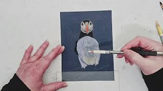 Texture Thursdays - Texture Study 61 - Puffin (Longer Version) in Soft Pastels