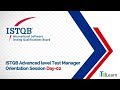 ISTQB Advanced level Test Manager Orientation Session Day - 02  -  iTeLearn