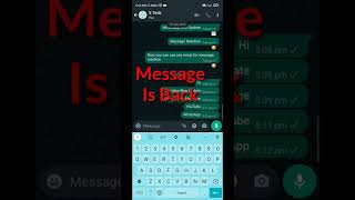 WhatsApp New Update | WhatsApp Deleted Messages Recovery | Undo Delete Message screenshot 3