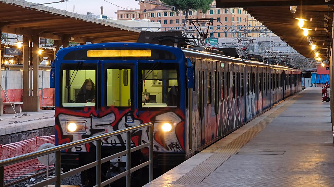 Breda MA200 n.206+RA212-MA201 | Ferrovia Metromare (Roma - Lido) | Cotral 