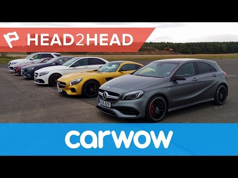 Ultimate Mercedes-AMG Drag Race: six cars... 2983hp... one winner! | Head2Head