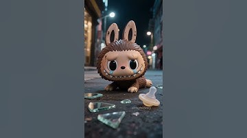 Poor Labubu just wanted a bottle.🍼🪙