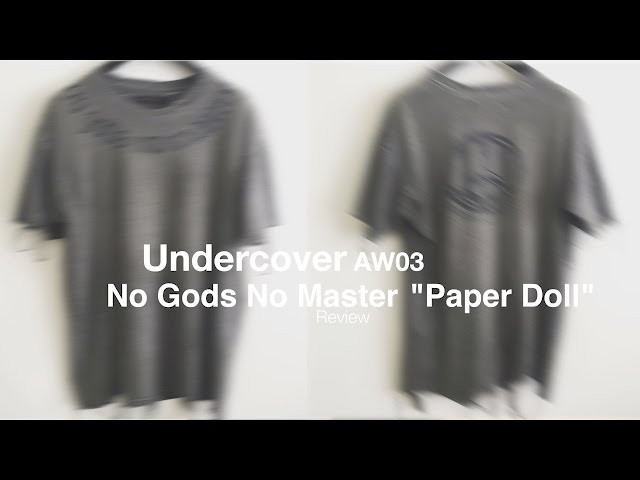 SCAB期 UNDERCOVER NO GODS 気張ら NO MASTERS トップス