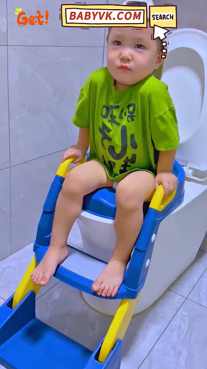 No More Lifting! This Foldable Toddler Toilet Seat Lets Kids Go Independently #Baby