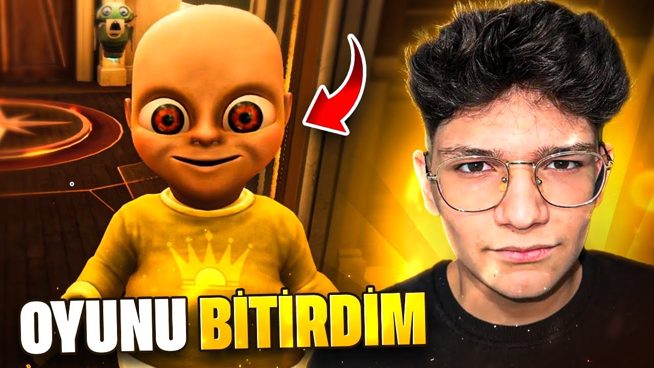 BAŞARDIM! PSİKOPAT BEBEĞİN EVİNDEN KAÇTIM! The Baby In Yellow