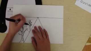 Part 1 how to draw a landscape with linear perspective