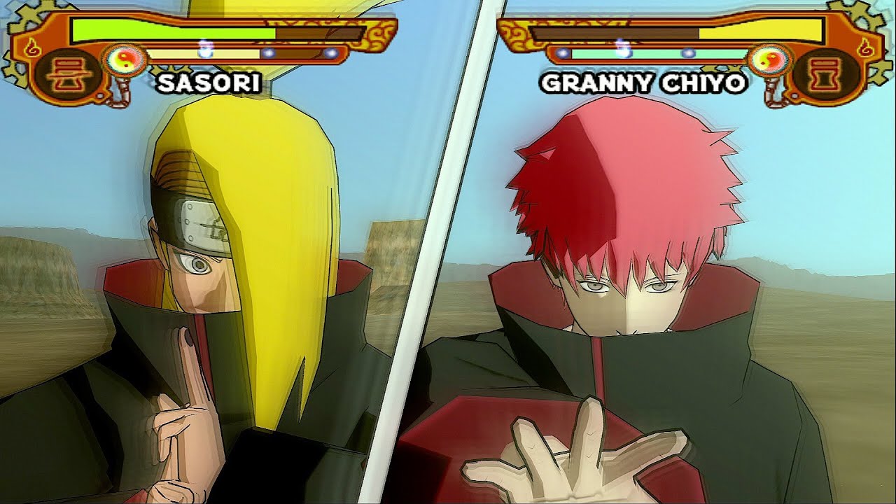 Naruto Shippuden Ultimate Ninja 5: PCSX2 Sasori Vs Chiyo on Make a GIF