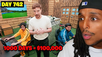 They had to SURVIVE 1000 Days in Hardcore Minecraft to win $100,000