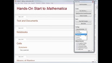 Hands-on Start to Mathematica 10: Presentations