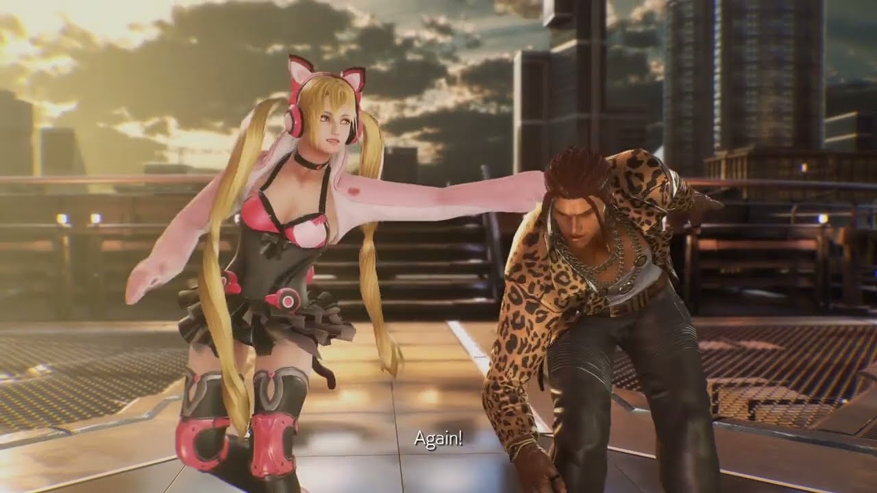 Tekken 7 (PC) Cutscene #84 - Eddy becomes Lucky Chloe's Backup