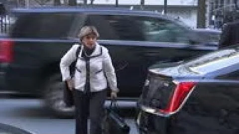 Gloria Allred arrives for Weinstein sentencing