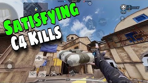 Destroying enemies with C4 in search and destroy!