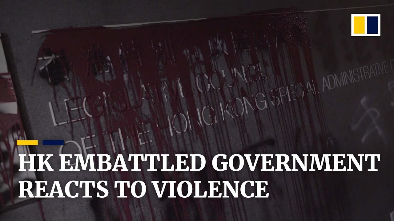 Carrie Lam condemns takeover of Hong Kong's legislature, but says she is willing to listen