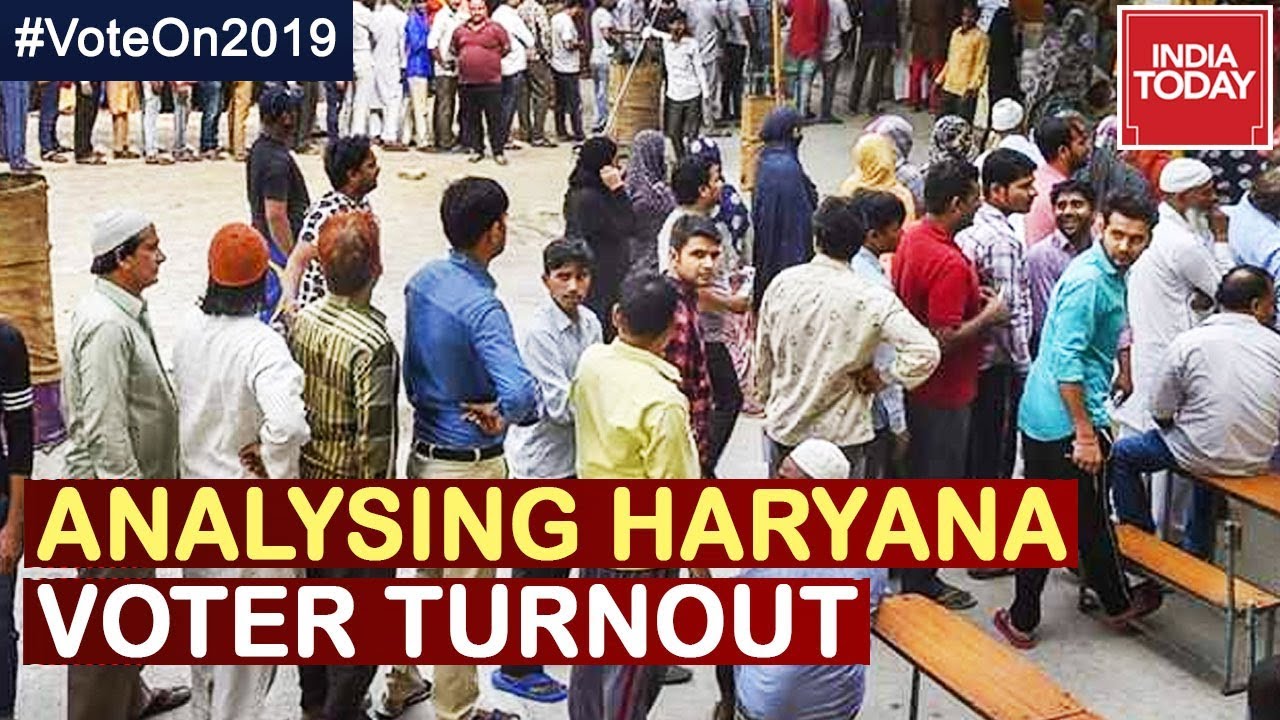 Haryana Polls  Comparing 2014 And 2019 Turnout In Haryana   VoteOn2019