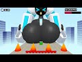 カエルvs巨大ロボ娘 クリア動画【Frog vs Giant Robot Girl】