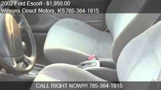 2002 Ford Escort Sedan for sale in Holton, KS 66436 at Wilso