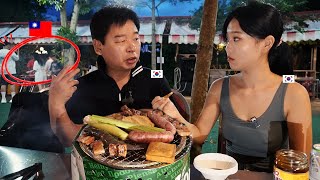 韓國爸爸和韓國酒鬼只能這樣羨慕台灣的烤肉文化