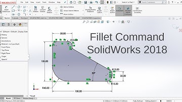 SolidWorks 2018 Tutorial For Beginners _ Fillet Command