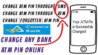 How to change canara bank atm pin | recover