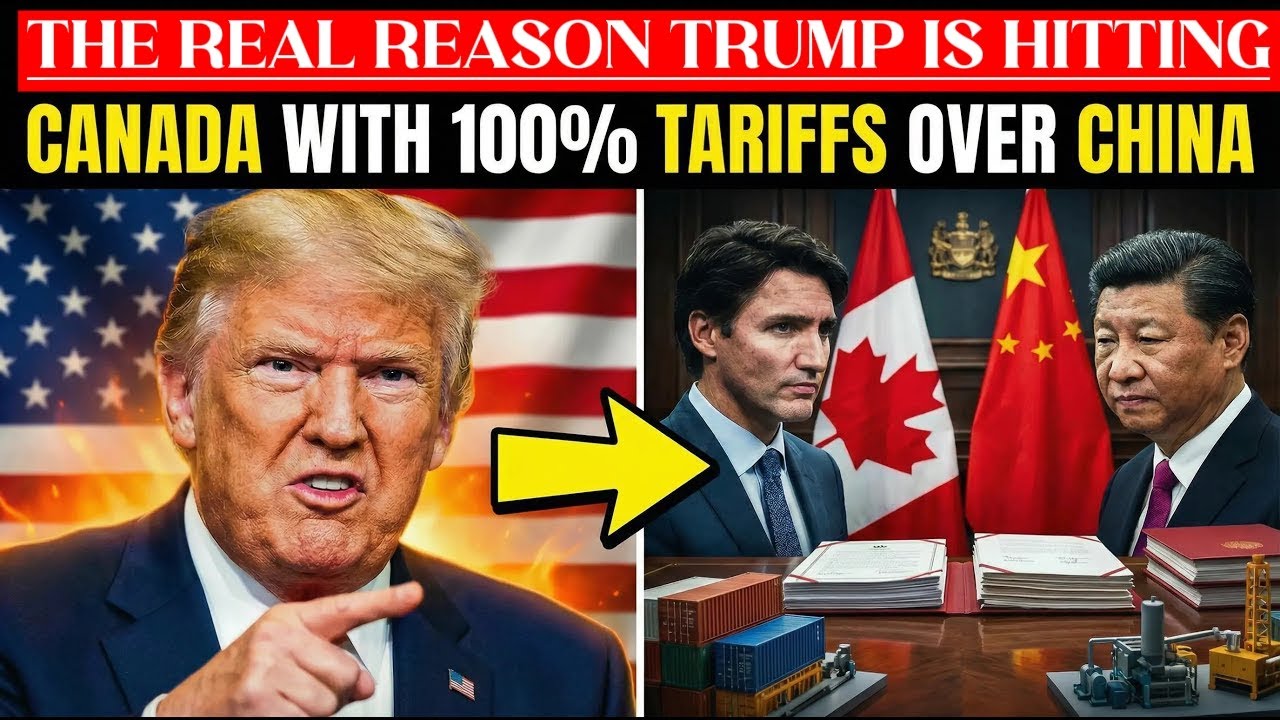 “The Real Reason Trump Slaps Canada With 100% Tariffs Over China — And It’s Not What You Think”